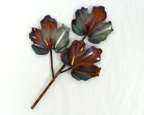 Small Copper Art 3-Leaf Maple