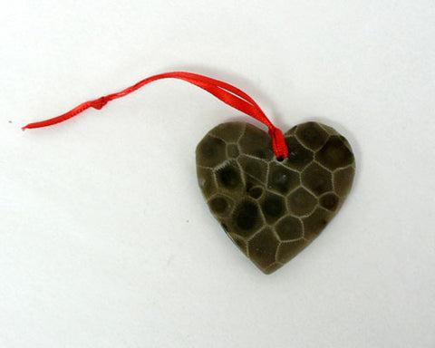 Petoskey Heart Ornament
